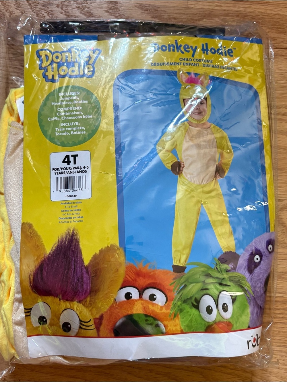 Donkey Hodie One Piece Costume NEW 4T Halloween